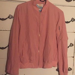 🐚 5/$25 pink bomber jacket